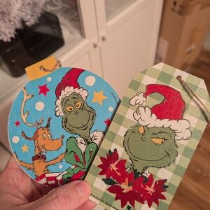 Grinch Holiday Ornaments Set - Green and Red